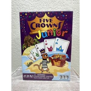$47 🌙 RARE Five Crowns Junior‎ Card Games BRAND NEW SEALED